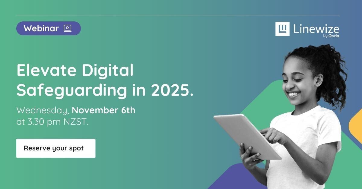 Join us for our expert webinar on digital safeguarding! As New Zealand schools prepare for 2025, learn best practices for digital safety, classroom controls, and student wellbeing. Get insights, real-life scenarios, and join a Q&amp;A session. 

Register here: bit.ly/4e3OcG8