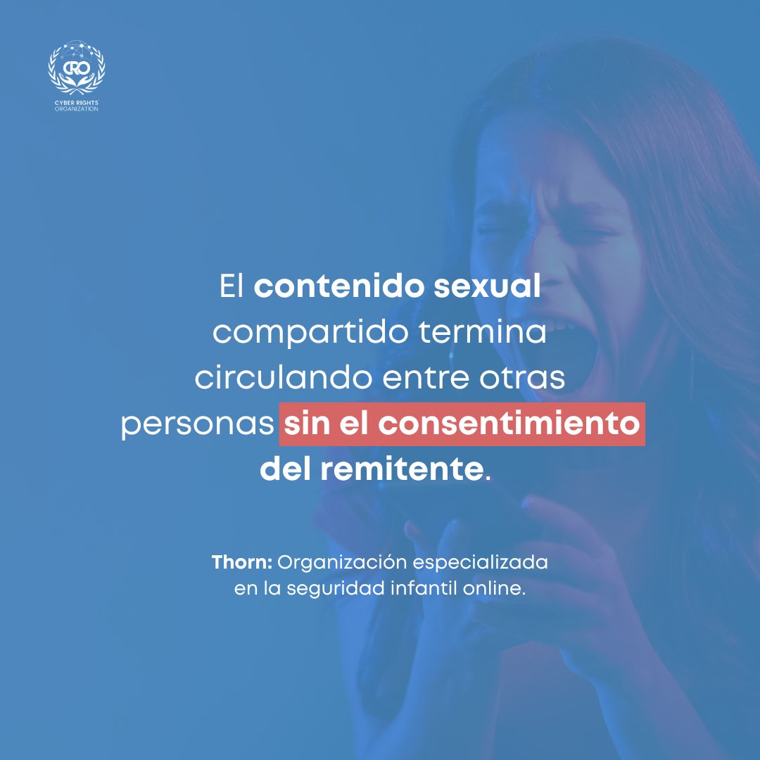 CyberCro's tweet photo. El sexting puede parecer inofensivo, pero 1 de cada 4 adolescentes lo practica, y el 40% de ese contenido se comparte sin consentimiento. Eduquemos para prevenir.  ✍️✋

@Juanripalacio #AndreaBaggio #Ciberseguridad #Ciberataques #CyberRightsOrganization #CRO #AnnachiaraSarto https://t.co/qIL0YAx3AO
