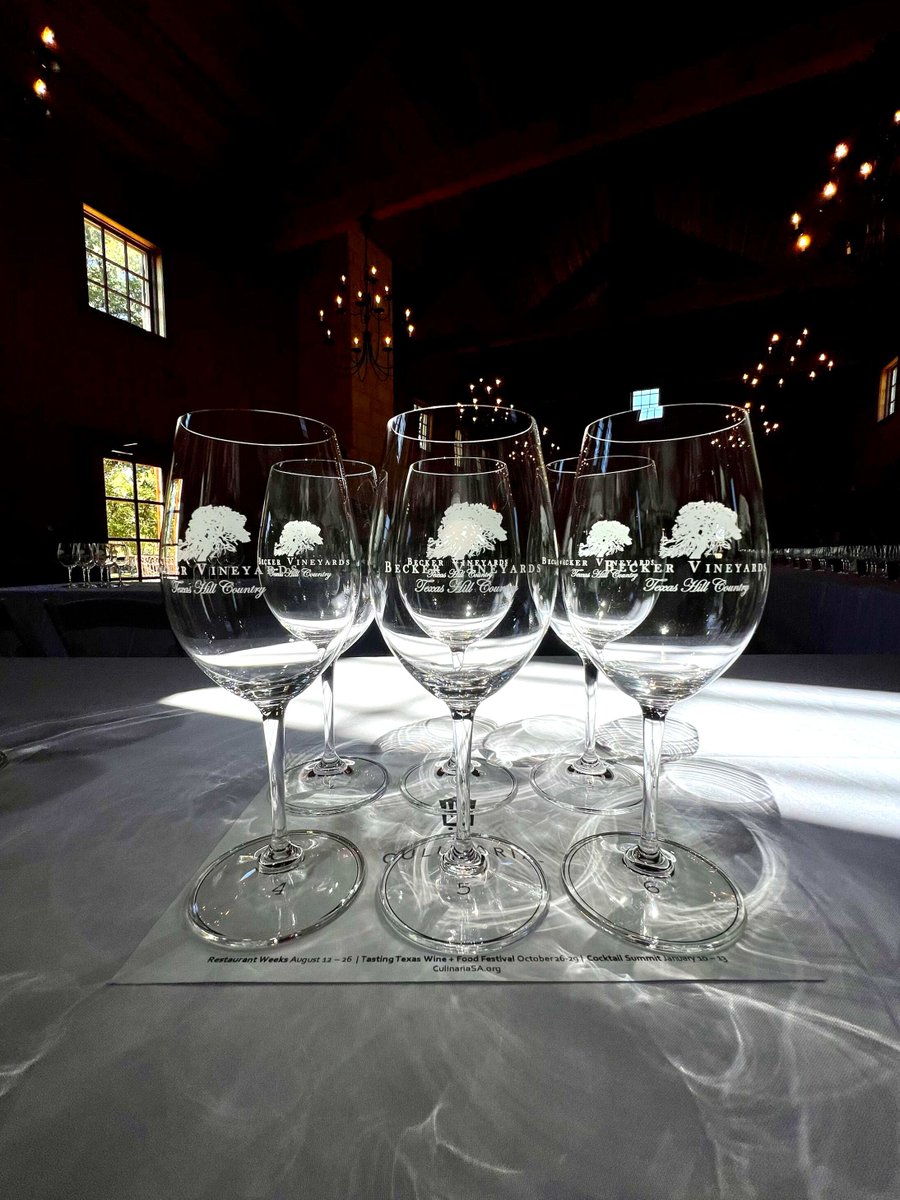 culinariasa's tweet photo. We've been having a blast lately, and we're keeping the good times rolling with another incredible event you WON'T want to miss this fall season!

𝗕𝗲𝗰𝗸𝗲𝗿 𝗟𝘂𝗻𝗰𝗵𝗲𝗼𝗻 🍷
📍 Becker Vineyards, 464 Becker Farms Road, Stonewall, TX 78671
🕦 11:30 AM  
🗓️ November 8, 2024 https://t.co/YDYk5pMuTH