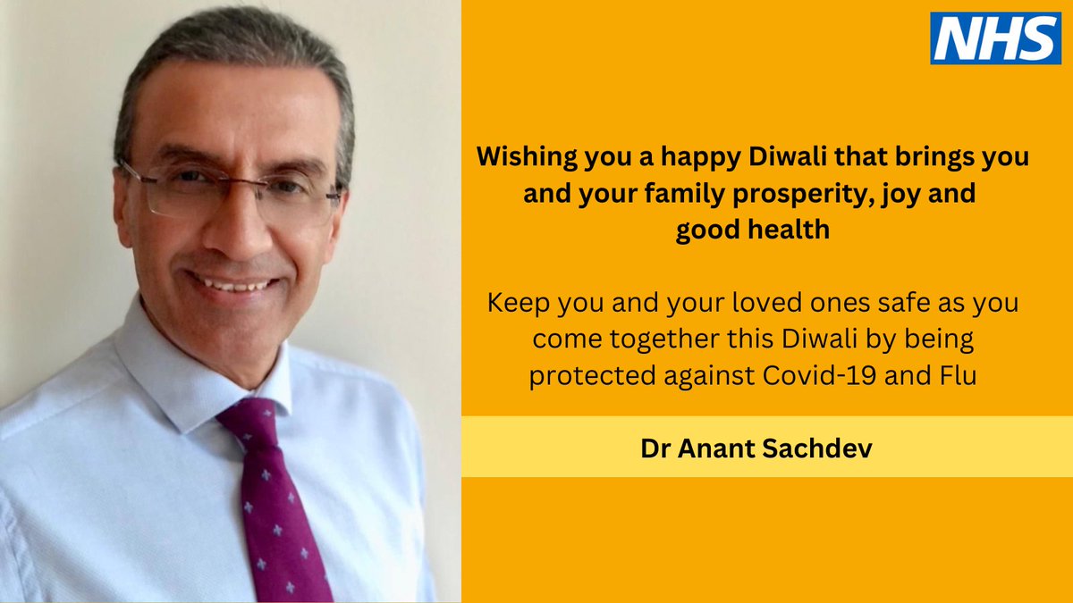 Keep yourself and your loved ones safe as you come together this #Diwali by being getting vaccinated against COVID-19 and flu.

More information here:  nhs.uk/live-well/seas…