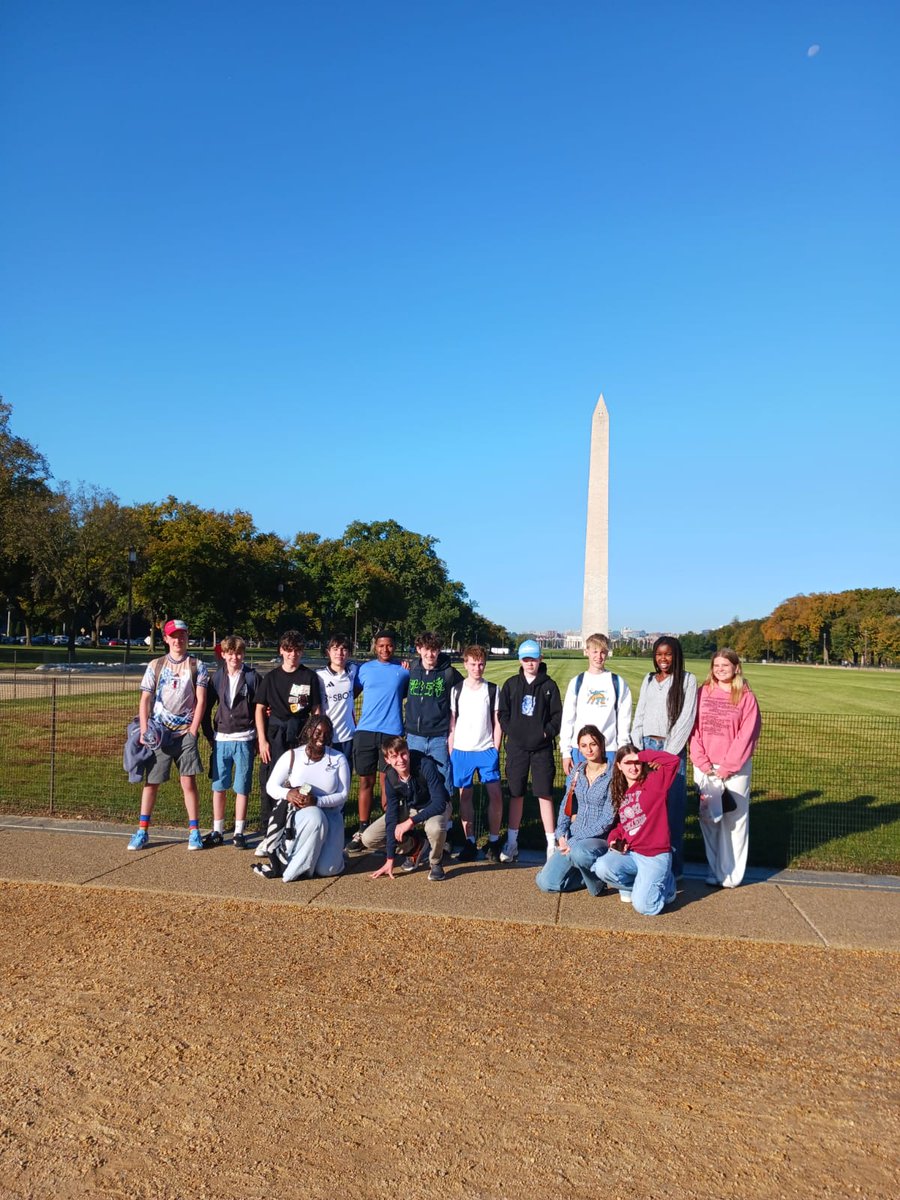 EpsomCollegeUK's tweet photo. 5th Form just wrapped up an amazing History trip to D.C.! 🇺🇸 They explored iconic monuments, toured Capitol Hill, Arlington Cemetery, &amp; the Library of Congress, and saw ‘Sheer Madness’ at the Kennedy Center. Even caught a Caps game! What a week! ✨ #DCTrip #EpsomCollege https://t.co/upA4RM63he