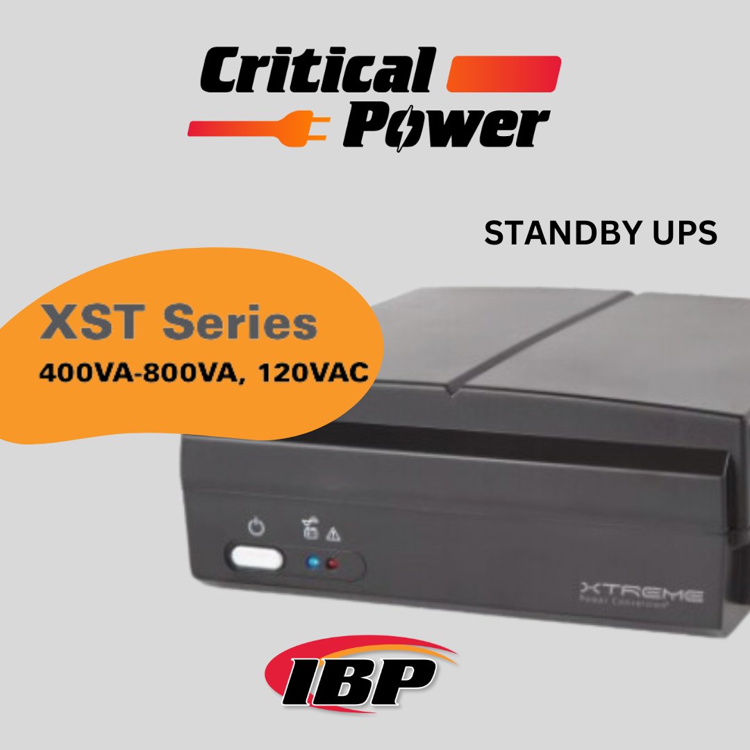 ibpmidwest's tweet image. Safeguard your computer from power outages with dependable power protection!
The compact XST is a single phase standby UPS designed to deliver power protection to small routers, switches, and desktop PCs

#PowerProblems #ShopIBP #CriticalPower #Power #Electronics #BatteryBackUp
