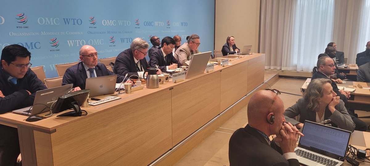 EUmissionWTO's tweet photo. The 2nd session of the @WTO's industrial policy dialogue, co-hosted by Costa Rica 🇨🇷, Vietnam 🇻🇳 &amp; South Africa 🇿🇦, highlighted developing Members’ approaches to industrial policy &amp; its impact on trade. Great engagement from WTO Members today!

Next up: UK &amp; Thailand on Nov 29! https://t.co/UxD7Rd6O91