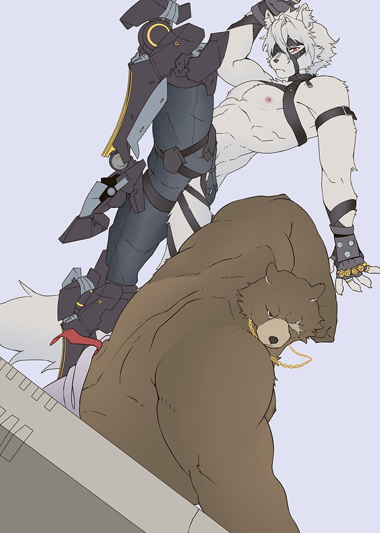 PolarisSketches's tweet image. Lycaon and Ben WIP