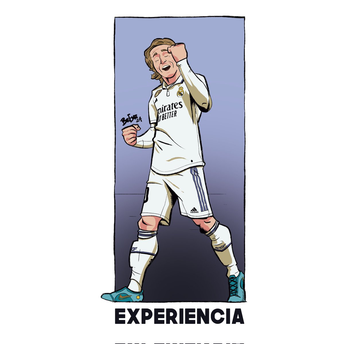 BeemeIgna's tweet photo. "EXPERIENCIA" 
-
Lo de Modrić con 67 años jugando a día de hoy como si tuviera 25 es otra cosa.
#modric #lukamodric #photoshop #digitalart #illustration #bm #beeme #football #fútbol #soccer #drawing #realmadrid https://t.co/Fn3oMAh50P