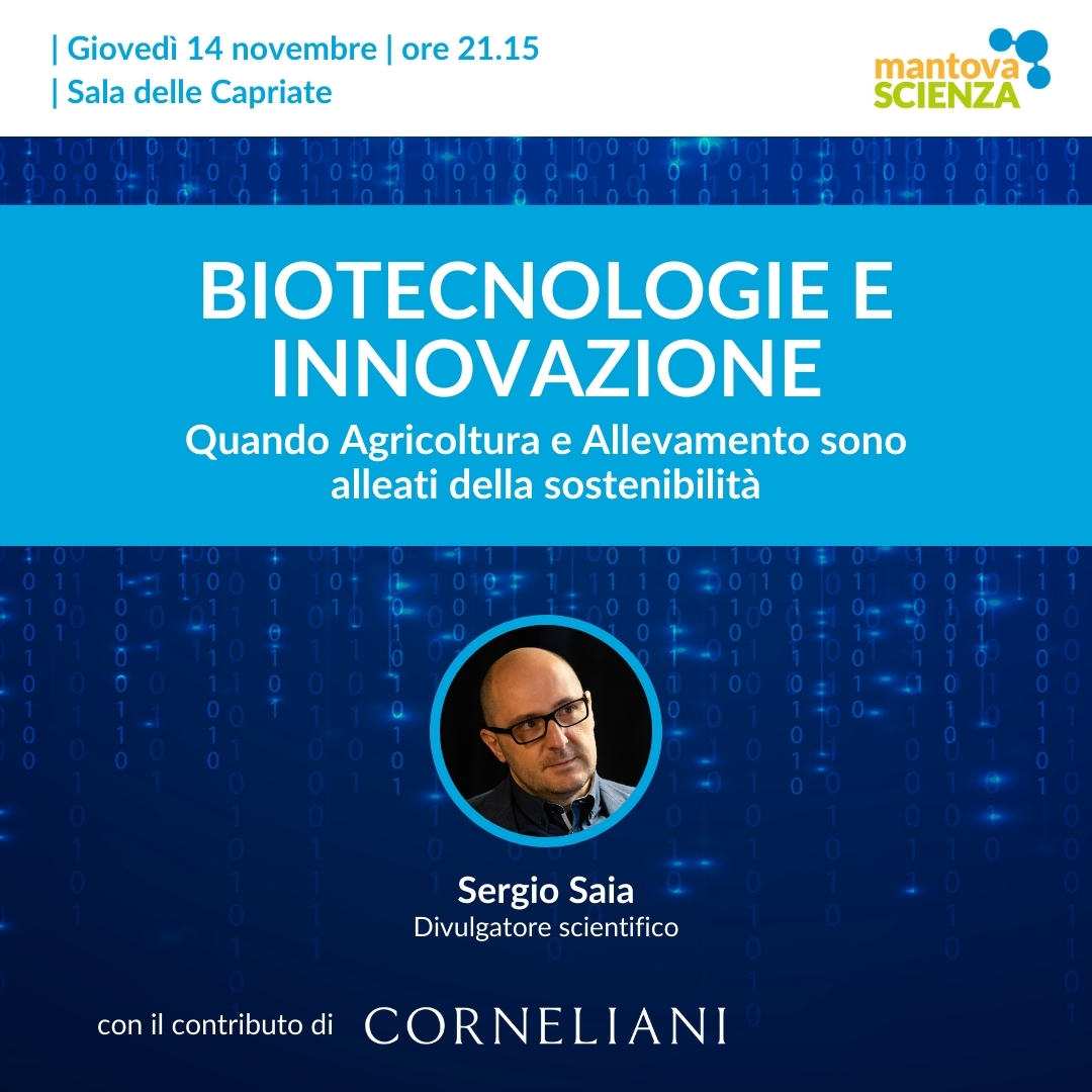 Parlare di 🌾agricoltura e 🐮allevamento nel nostro territorio potrebbe sembrare banale, ma vi assicuriamo che scoprirete risvolti inaspettati e a tratti sorprendenti offerti dalla tecnologia in ottica di sostenibilità.☀️🌱

#MantovaScienza #ms24