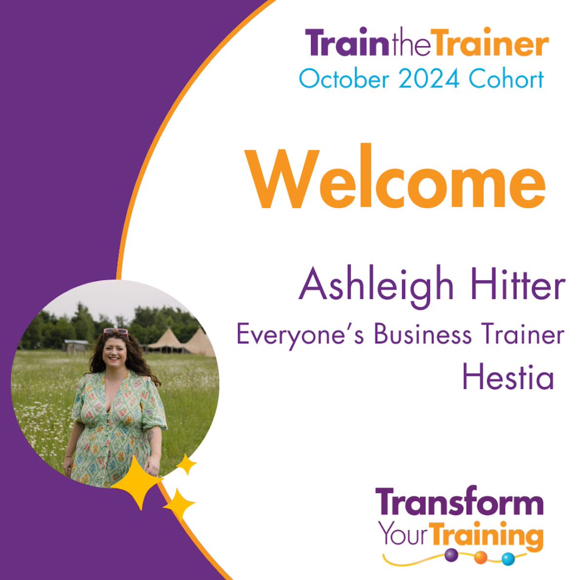 A warm welcome to Ashleigh Hitter!

Ashleigh has joined our Train The Trainer because she wants to learn a methodology to help her develop engaging and meaningful training presentations.

#Training4Influence #TrainTheTrainer #Training #TransformYourTraining
