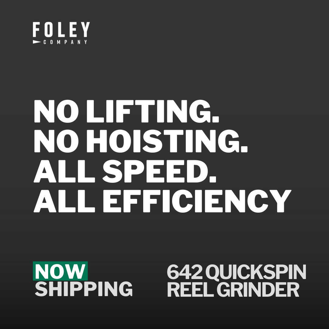 The Foley 642 QuickSpin Reel Grinder is engineered for fast, accurate grinding to keep your reel blades sharp. 

#FoleyGrinders #QuickSpin