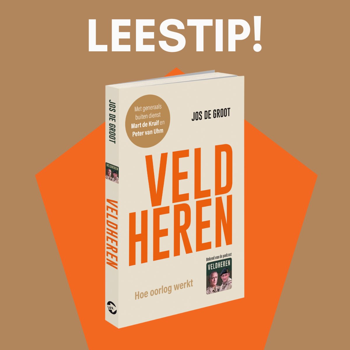 Hoe werkt oorlog precies? Welke vaste patronen zie je in het verloop? En het belangrijkst: hoe eindigt een oorlog?⁠
⁠
Jos de Groot geeft in 'Veldheren', samen met Mart de Kruif en Peter van Uhm, antwoord op de vraag hoe oorlog werkt. Benieuwd? 👉 l8r.it/yHmZ