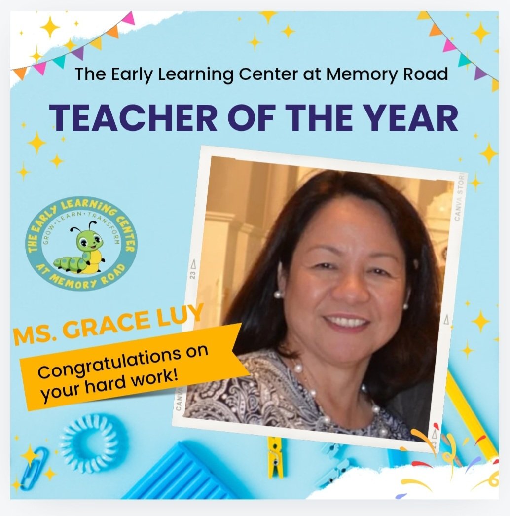 The Early Learning Center at Memory road..Teacher of the Year!!🥳🥳🥳 #wcpss