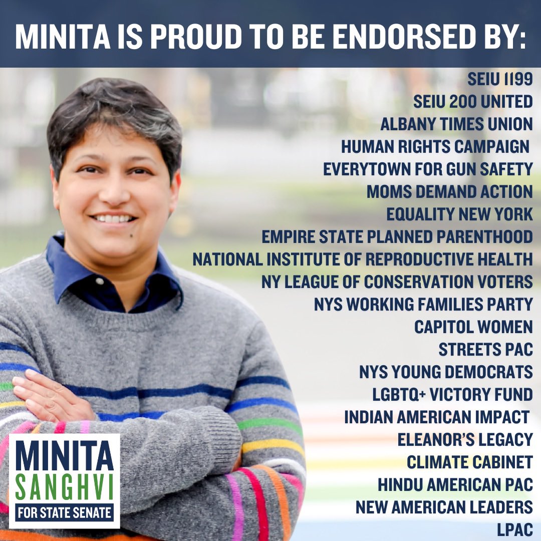 We are so grateful for the endorsement and support of so many amazing organizations, unions and groups. Thank you for believing in our campaign and plans for the future of District 44!