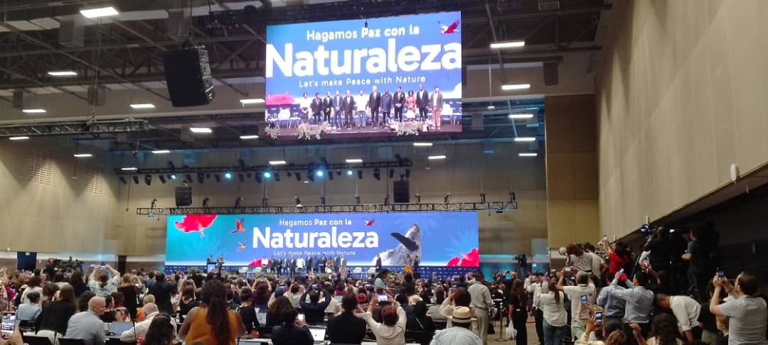 Ouverture à Cali ce 29 octobre 2024 du segment de haut niveau de la COP16 sur la Biodiversité en présence du Secrétaire Général des Nations Unies et du Président de la Colombie.