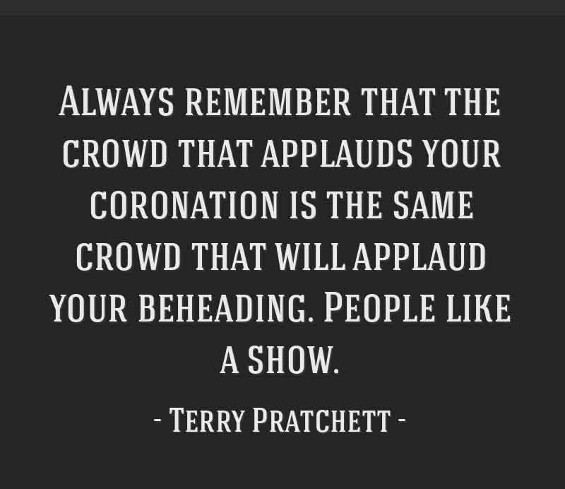 It's all a show, but cancel culture is an archetype.