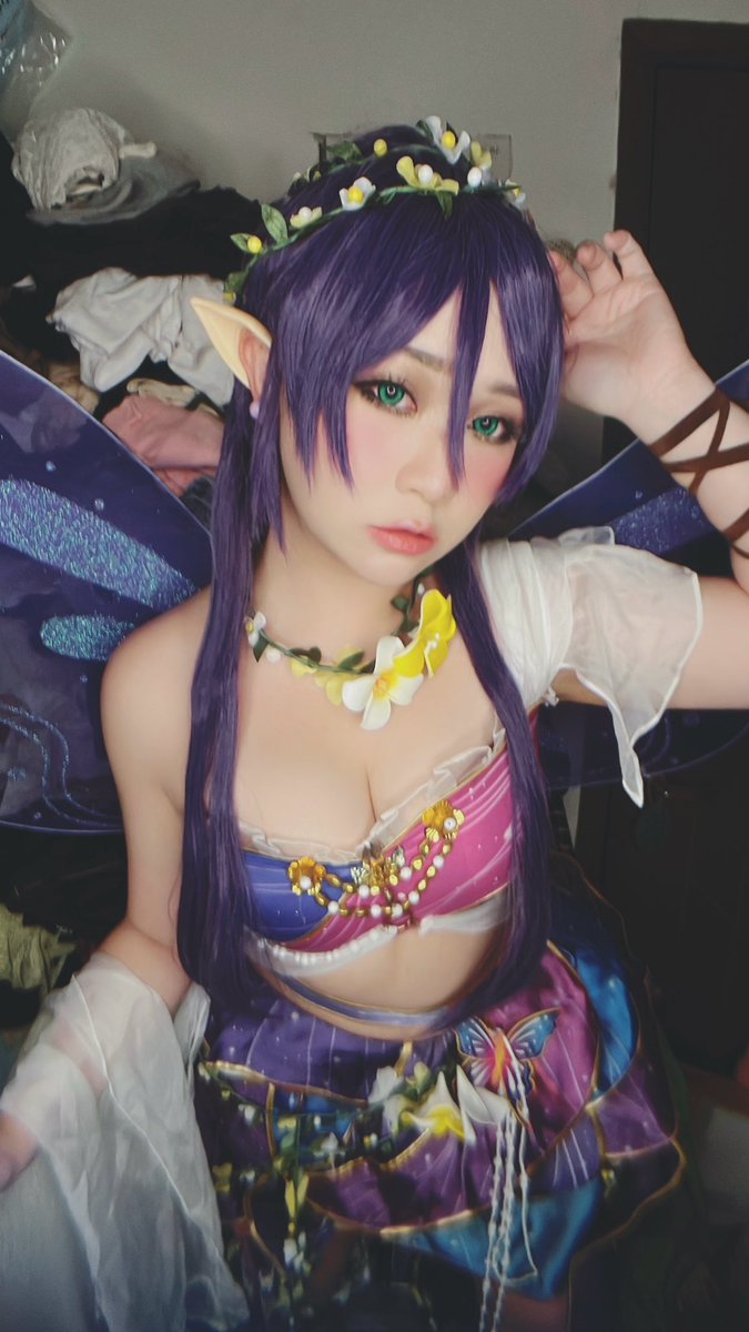 fubukiami218's tweet photo. 🪽✨

Patreon🧡 https://t.co/wShXtJj95Y         
OnlyFans📷 https://t.co/R0iEAEMTb2 

#東條希 #コスプレ #妖精 #ラブライブ 
#tojonozomi #cosplay #fairy #lovelive https://t.co/IR4P8NO9MK