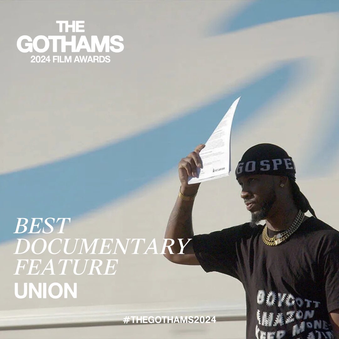 weare_thegotham's tweet photo. Best Documentary Feature Nominee: UNION #thegothams2024 https://t.co/RqqQnlpi8Z
