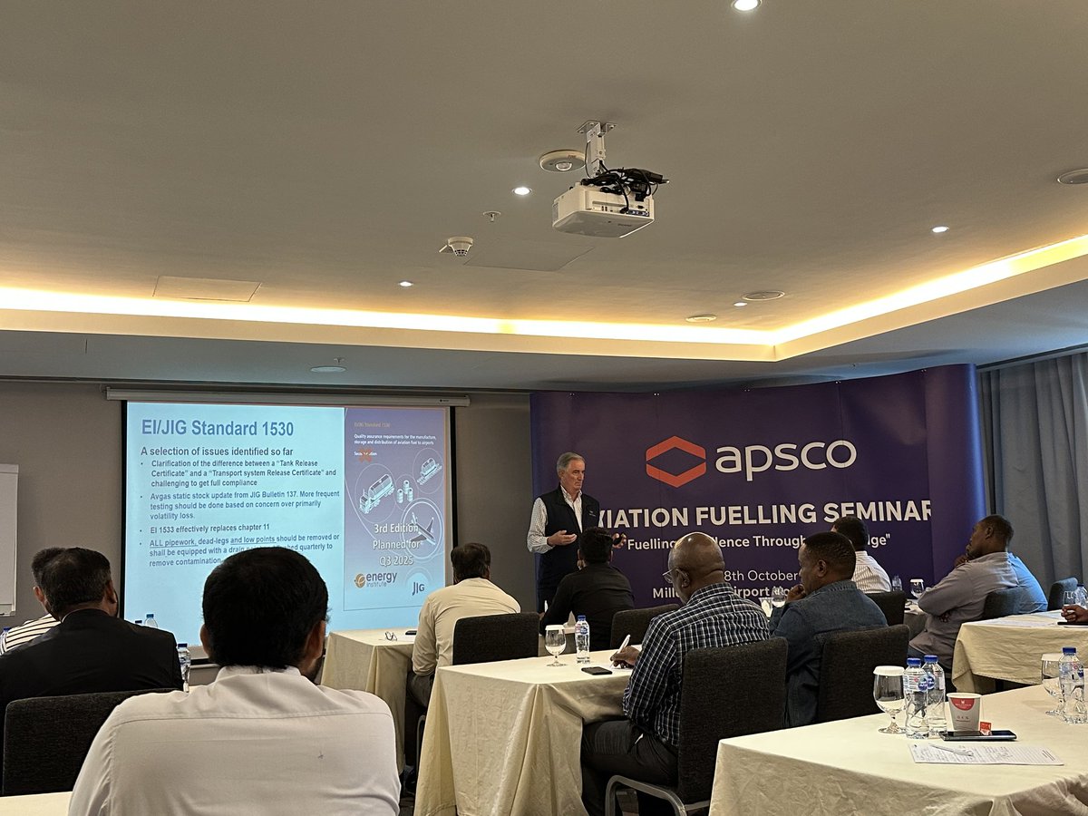 apsco_ksa's tweet photo. Fuelling Excellence Through Knowledge: Apsco captivates Attendees at Annual Aviation Fuel Training Seminar in Madinah, Blending Robust Theoretical Instruction with Hands-On Practical Demonstrations to Advance Safety and Operational Efficiency Across the Sector. https://t.co/Mjk1OnUSaY