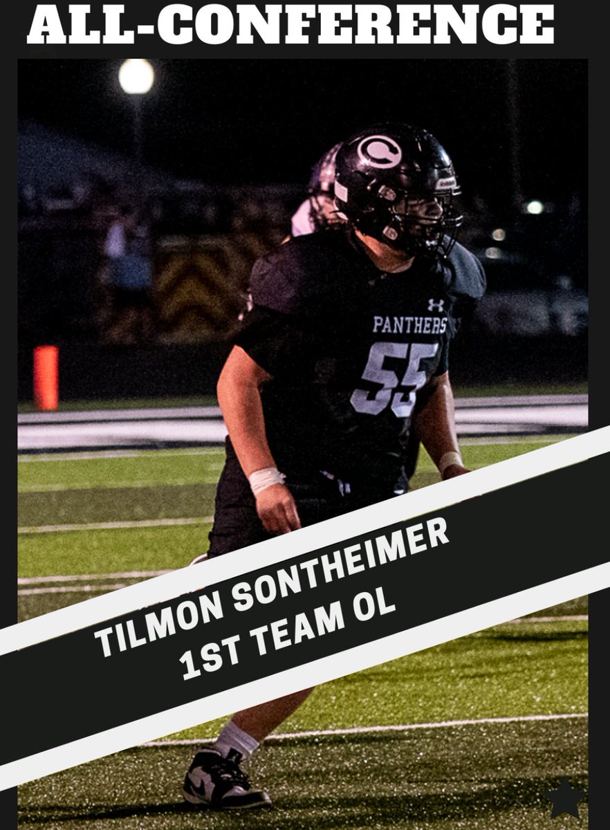 CHS_PanthersFB's tweet photo. Congratulations to the following on being recognized to the CCC All-Conference Team: https://t.co/StV8BXpYoU