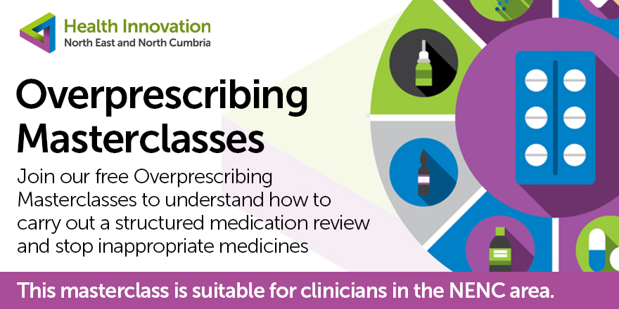 GtNorthPharmRes's tweet photo. Join @HI_NENC for their #Overprescribing Virtual Masterclasses! Designed for Pharmacists, GPs, & ANPs to improve medication reviews and tackle inappropriate prescribing.
Sign up before 1st Nov 2024 to receive a prescribing data pack! 👇
https://t.co/aIVnY0PE33 https://t.co/Pp1fGr8x2K