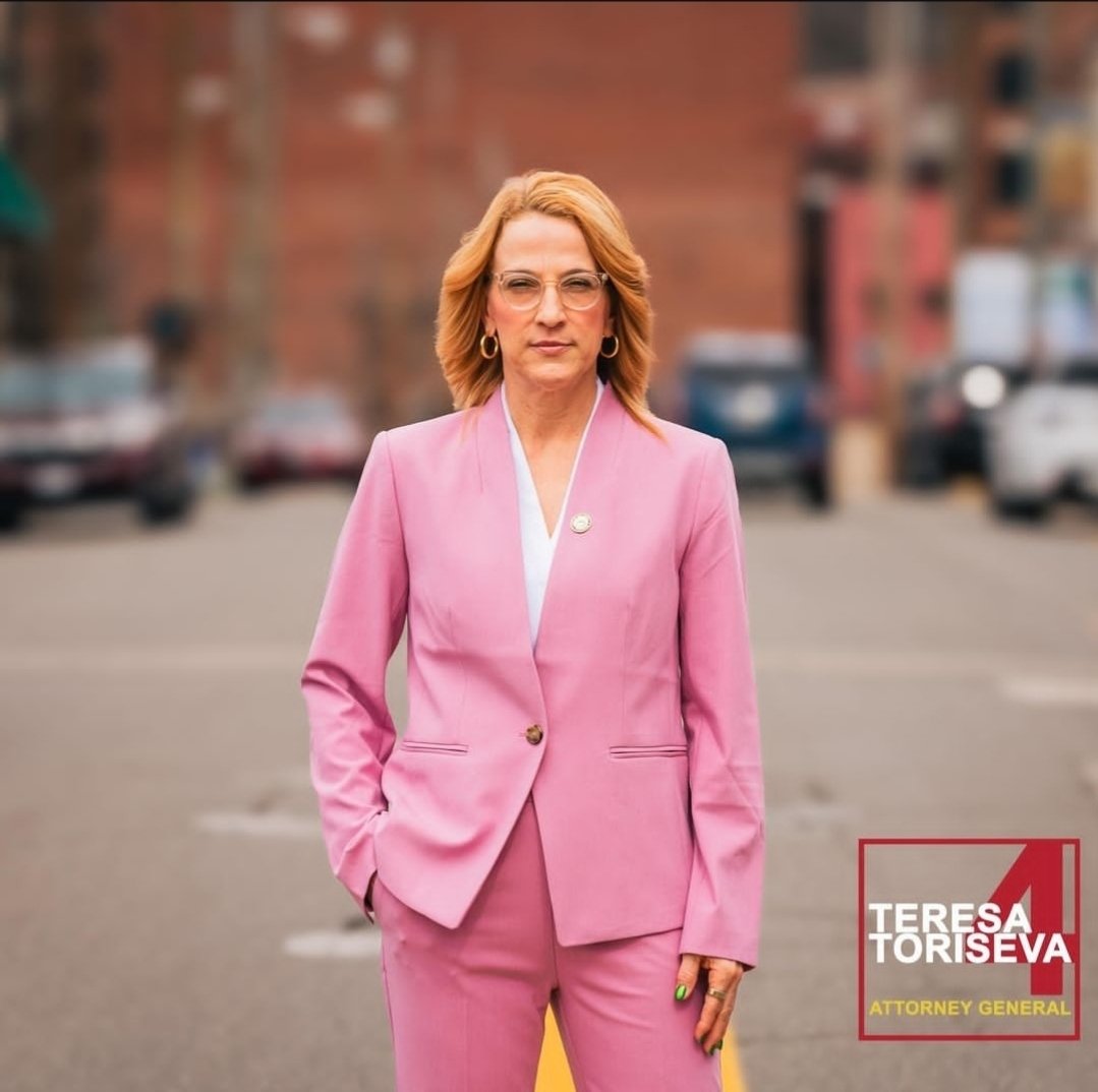 Women hold up half the sky. 

Yet there are scarcely any women elected to office in #WV. Our elected officers are roughly 90% male &amp; Republican. Yet, over half of WV voters are not Republican and of course over half are female.

We need @Toriseva4AG. She is the most qualified to