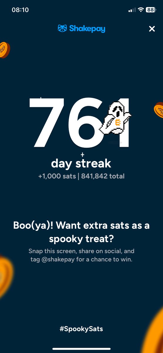 ashbrott's tweet photo. @shakepay @shakepay very spooky https://t.co/XWXLUWdS9h