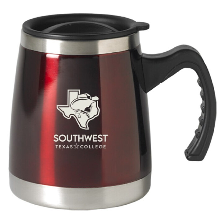SWTJC_Bookstore's tweet photo. Whether you're sipping your morning brew or enjoying a cozy tea break, this mug is the perfect companion. Visit our website #swtjcbookstore or stop by the store to browse! #SWTJC #BlazeATrail #YourCampusStore https://t.co/3H4VOqNGmi