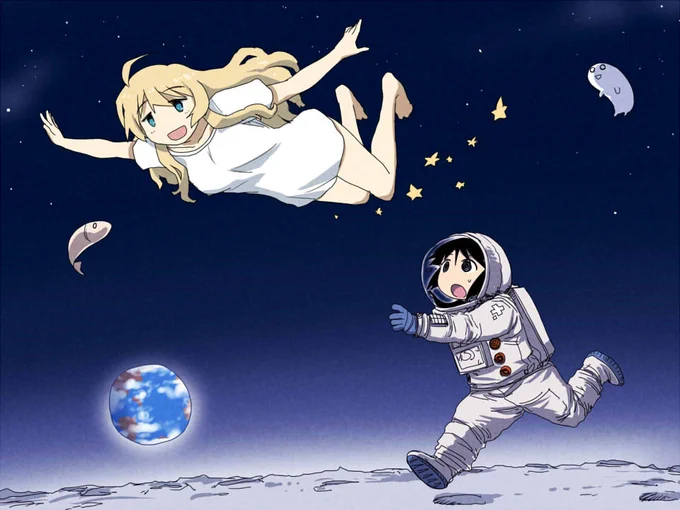 アニメは途中までで、最終回までやってほしいようなほしくないような、とても不思議な気持ちになった作品。
放映時に二次絵描かせていただきました。 