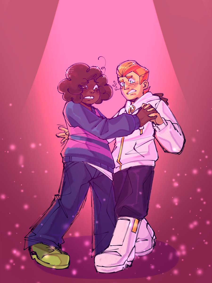 HonoriThe16718's tweet photo. They're both terrible at dancing
(day 29: "Dancing")

#greenlightFOPANWS2 #FairlyOddParentsANewWish 
#FairlyOddParents #FOPANewWish #FOP #FOPANW #devzeltober #devzeltober2024 #devzel https://t.co/i19tZBTpEM