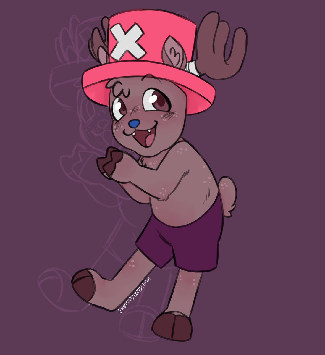 Gh0stlyScooter's tweet photo. This is for @misanjist 🫶
#ONEPIECE #tonychopper (how the fuck do you tag this child #chopperonepiece https://t.co/rIK2qYzLTV