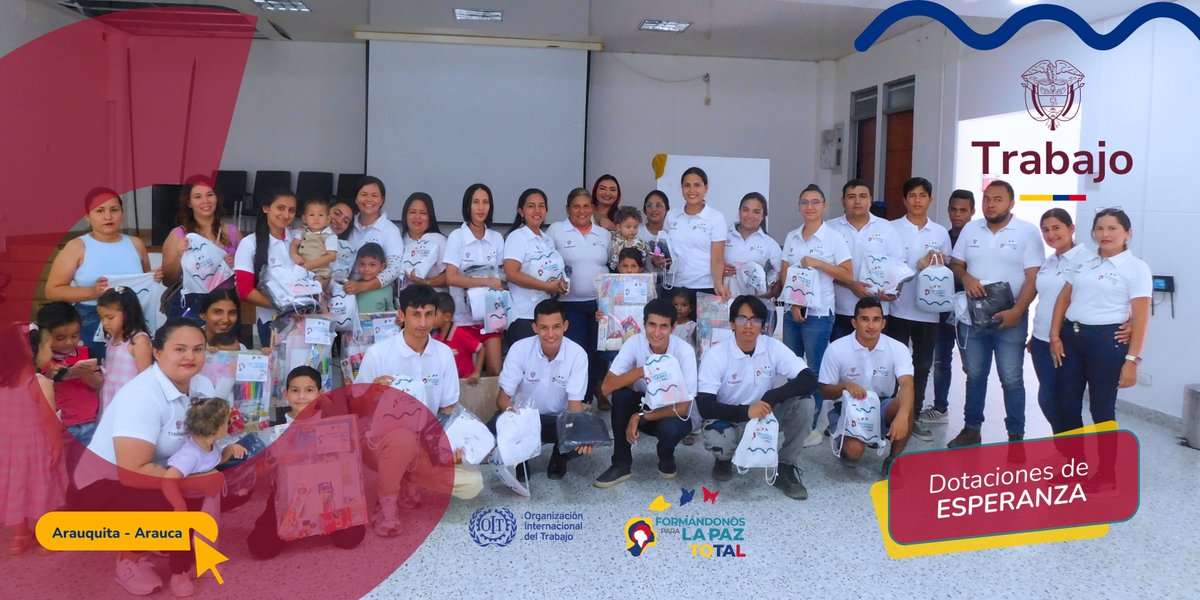 ¡Las y los participantes ya están usando sus kits de dotación para aprender y crecer! 👥💼 Con el apoyo de <a href="/MintrabajoCol/">MinTrabajo</a> y la #OIT, ellas y ellos van camino hacia una vida mejor.💪  👉Obj.avanzar en la ruta de generación de ingresos  para cumplir sueños🙌bit.ly/3WHLUqy