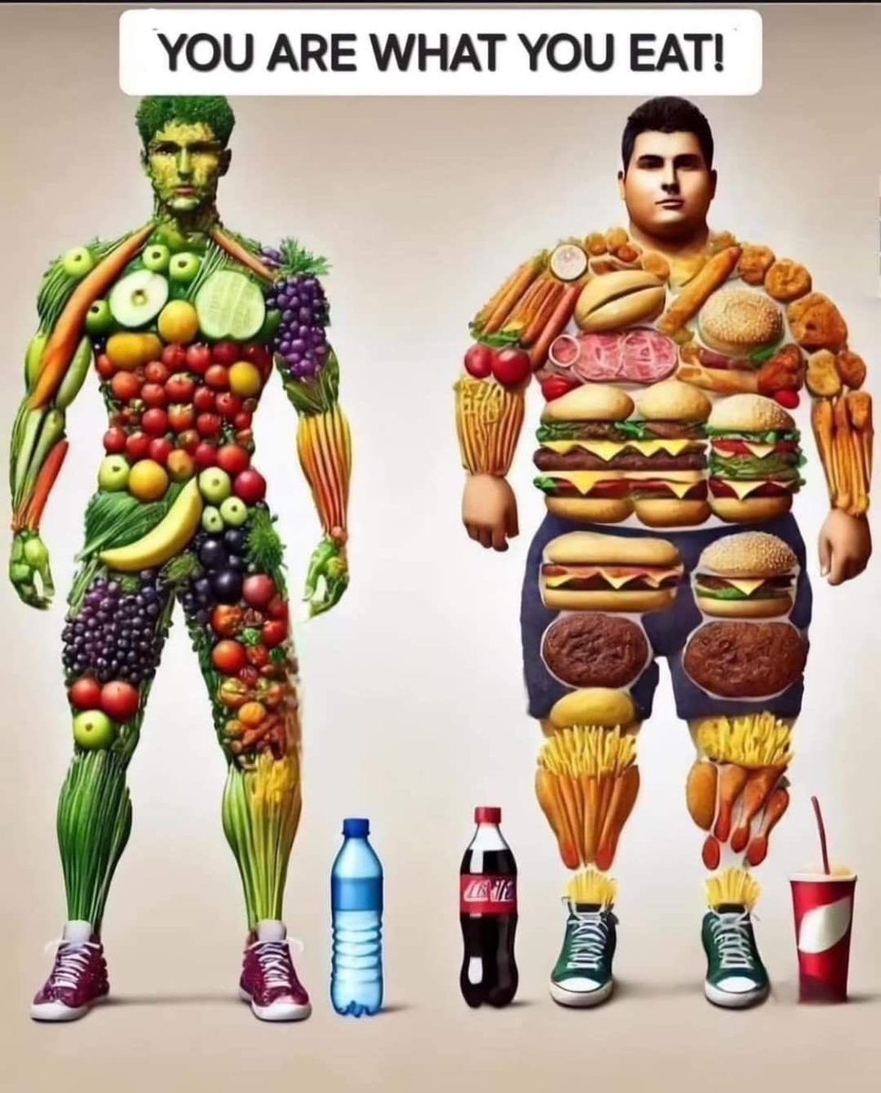 You are what you eat👇🏽