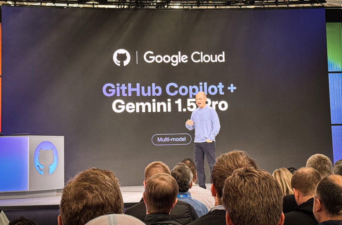 😳 GitHub partnering with Google and supporting Gemini in multi-modal Copilot!

#Githubuniverse