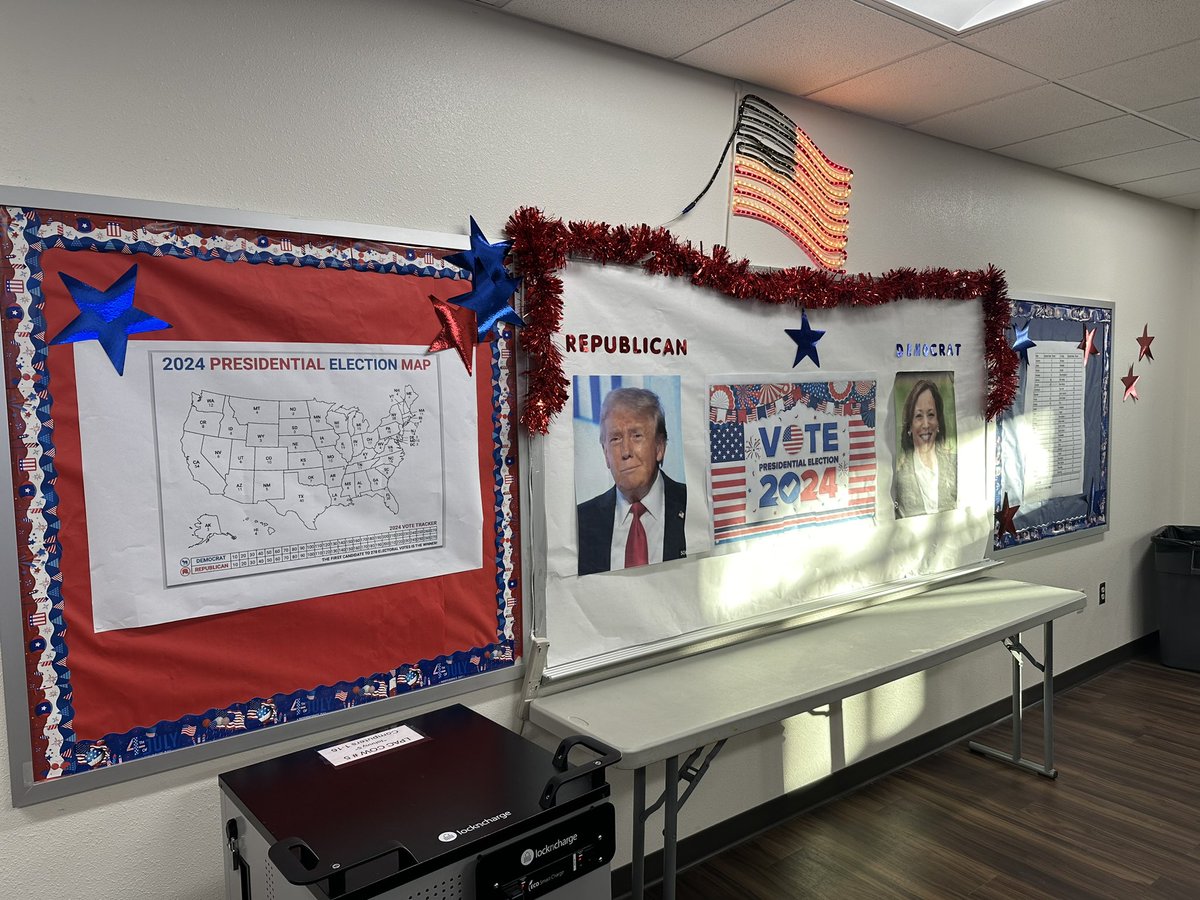 Crsigala_'s tweet photo. Mock Elections happening today at Tinajero PK-8. #IamEPISD @ELPASO_ISD https://t.co/FOxKOZwN8d