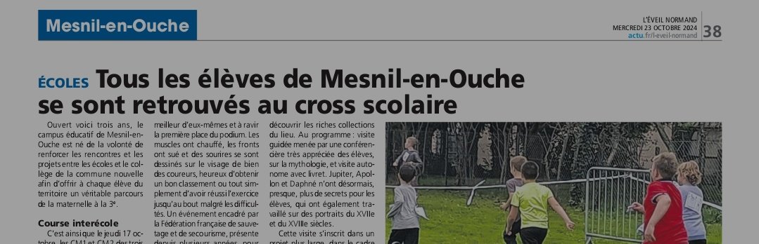(23/10) Aperçu d'un article sur les projets interdegrés du campus pour faire vivre un TER riche, entre sport et culture. Merci pour le relais.
<a href="/ac_normandie/">Académie de Normandie</a> @MoncadaFra <a href="/Fmarchand_27/">Frédéric Marchand</a> <a href="/frguitard1/">Françoise Guitard</a> <a href="/UnssEure/">Unss Eure</a> <a href="/EureenNormandie/">Département de l’Eure</a> <a href="/VilleEvreux/">Ville d'Evreux</a> <a href="/SimPeps27/">⚽ Simon R. 🚲</a> <a href="/NouetSeverine/">CPD EPS Eure</a> <a href="/MariePierreCas2/">Marie Pierre Castelli</a>