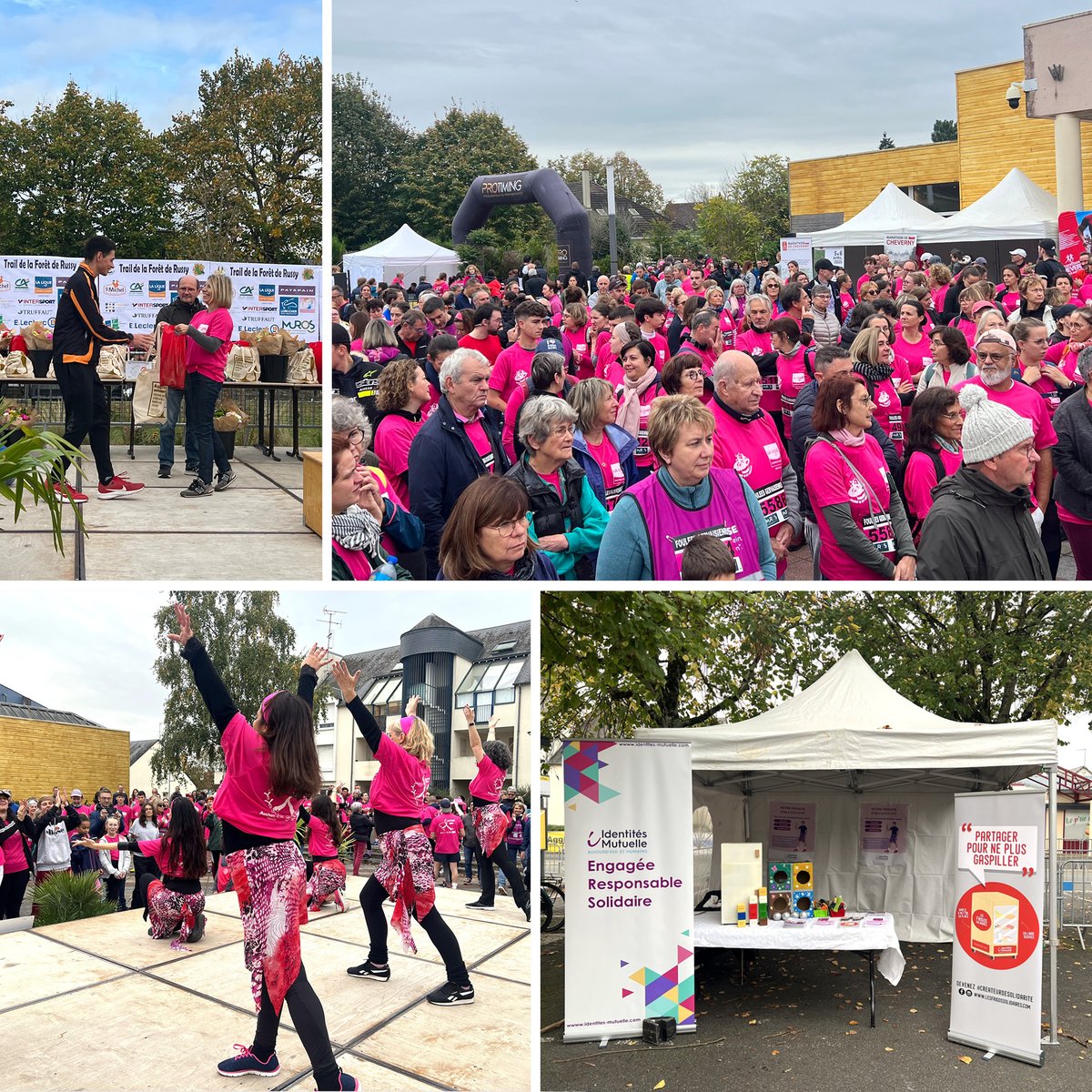 Plus de 3000 personnes se sont réunies pour la Foulée Rose de Saint-Gervais-la-Forêt (41). 🩷 🎗️ Un événement de sensibilisation au cancer du sein au profit de <a href="/laliguecancer/">La Ligue contre le cancer</a>, soutenu par Identités Mutuelle et son agence Muros. #Solidaire et convivial ! #OctobreRose2024