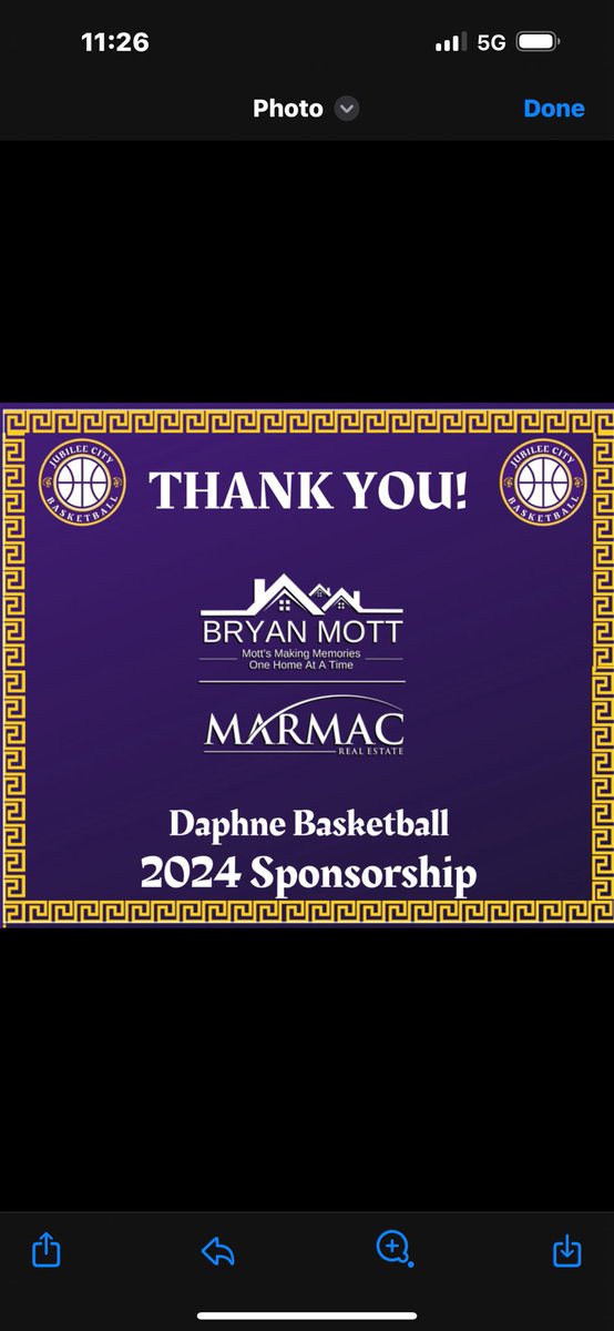 Count down continues! 9! Today we are recognizing sponsor Red Line Electrical and Bryan Mott with Marmac Real Estate! Go Trojans!