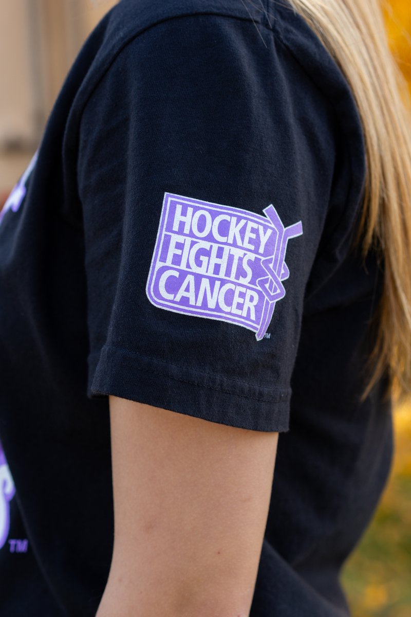 thebflostore's tweet photo. Show your support for both your team and the fight against cancer with our @BuffaloSabres Hockey Fights Cancer Shirt! ⚔️

Help cancer patients at Roswell Park when you purchase our Hockey Fights Cancer tee shirt in-store and online through the month of November 💜 @Team_Roswell https://t.co/gNWgzT7YU0