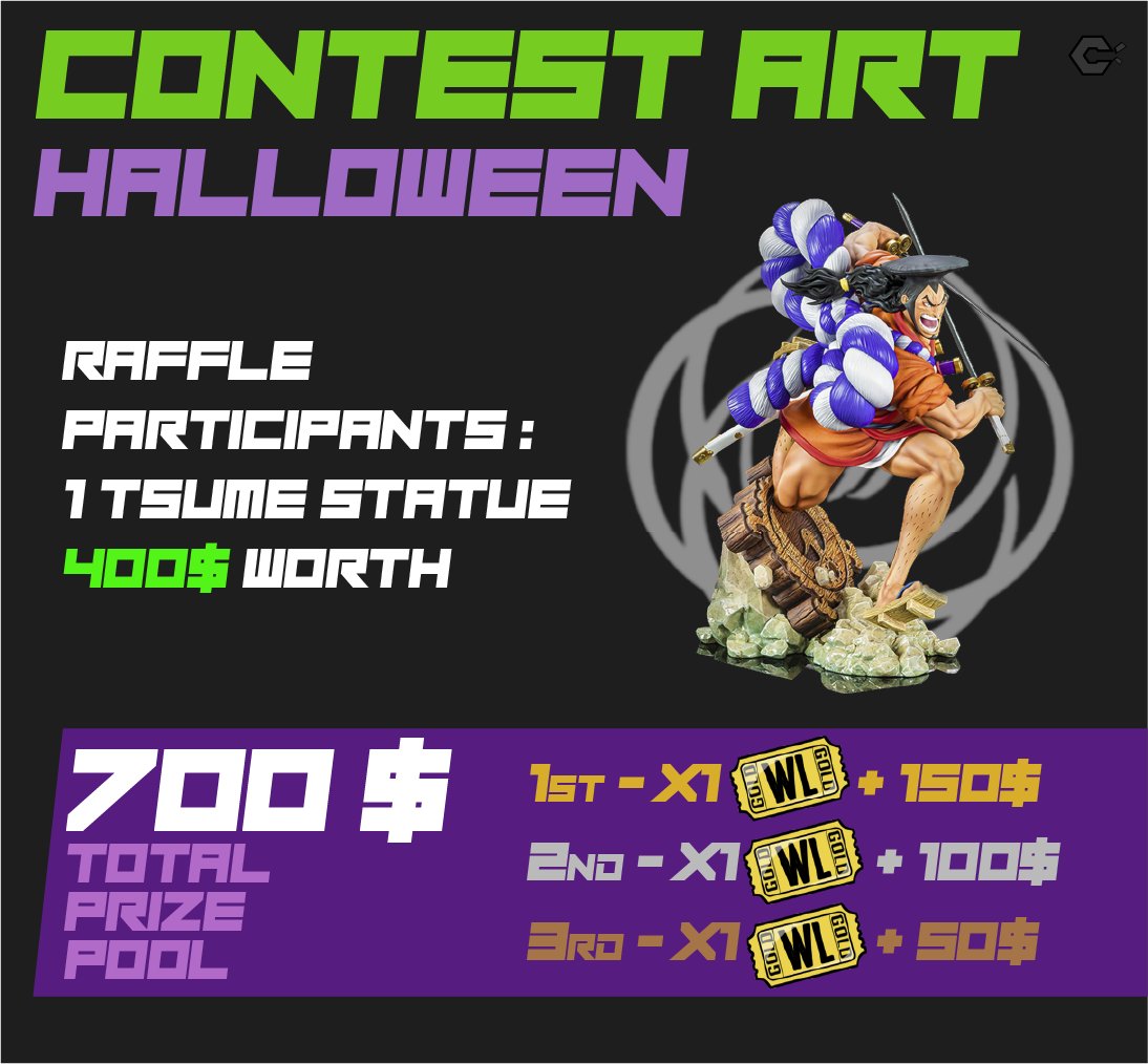 Mangachain_io's tweet photo. Mangachain's Halloween Art Contest starts today 🎃

Calling all creative souls, this challenge is for you

You have until November 10th to impress us and win some spooktacular rewards

More details below 👇