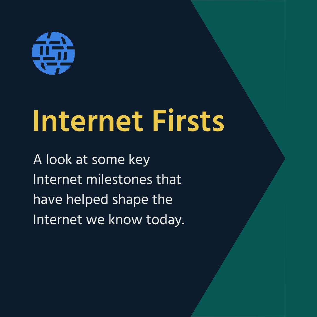 internetsociety's tweet image. (1/2) 55 years ago, online communication was changed forever. On 29 October 1969, the first message was sent over the #ARPANET, which evolved into the Internet we know today.🌐 Here are some other Internet firsts!