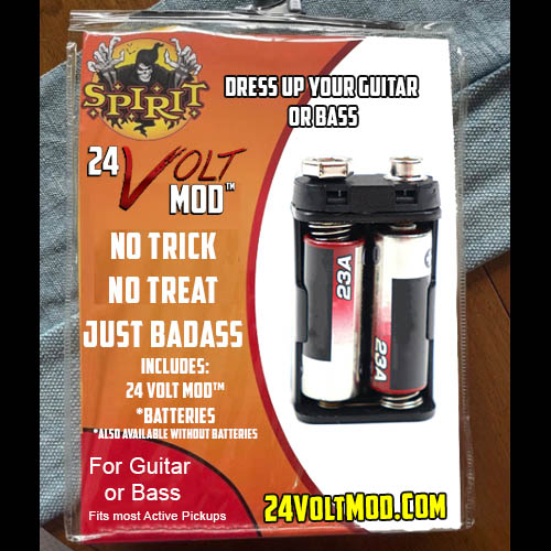 24VoltMod's tweet image. Dress Up your Guitar or Bass with the 24 Volt Mod™.
Take 15% off your order on our site: 24voltmod.com by using code HALLOWEEN at checkout for a limited time.

#24voltmod #24vmod #Halloween