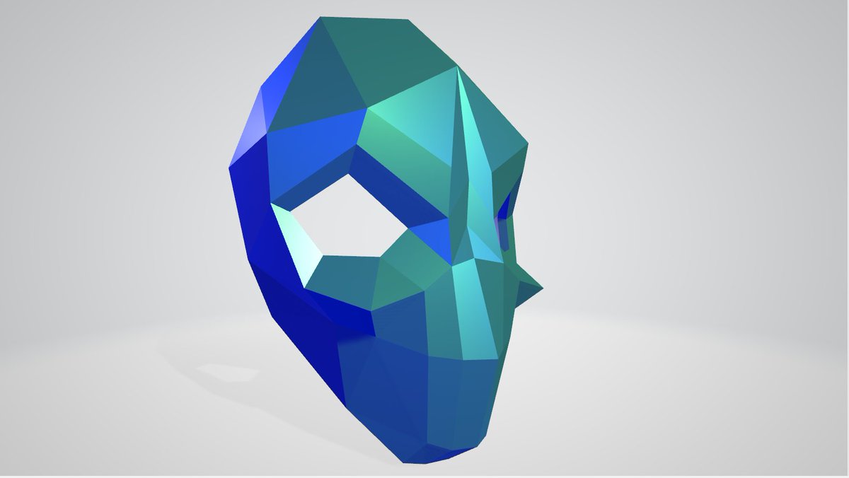 nerdyvi's tweet photo. 👽 low poly alien mask • archivos STL y OBJ
➡️ Descargar modelo para impresión 3D: https://t.co/qO6TrIfzTL
💡 Diseñado por @nerdyvi
@cults3d #Impresión3D #Impresora3D #Imprimible #ArchivoSTL
#ALIEN #mask #3DPrintingModels #3DPrintingFiles #blender #lowpoly #costume #Halloween https://t.co/MWbRZr3G5f