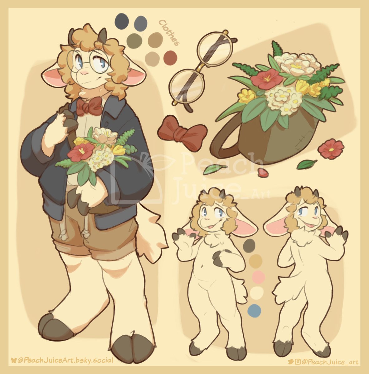 Flower lamb 🌼 
For those who want to own this little guy info below ⬇️