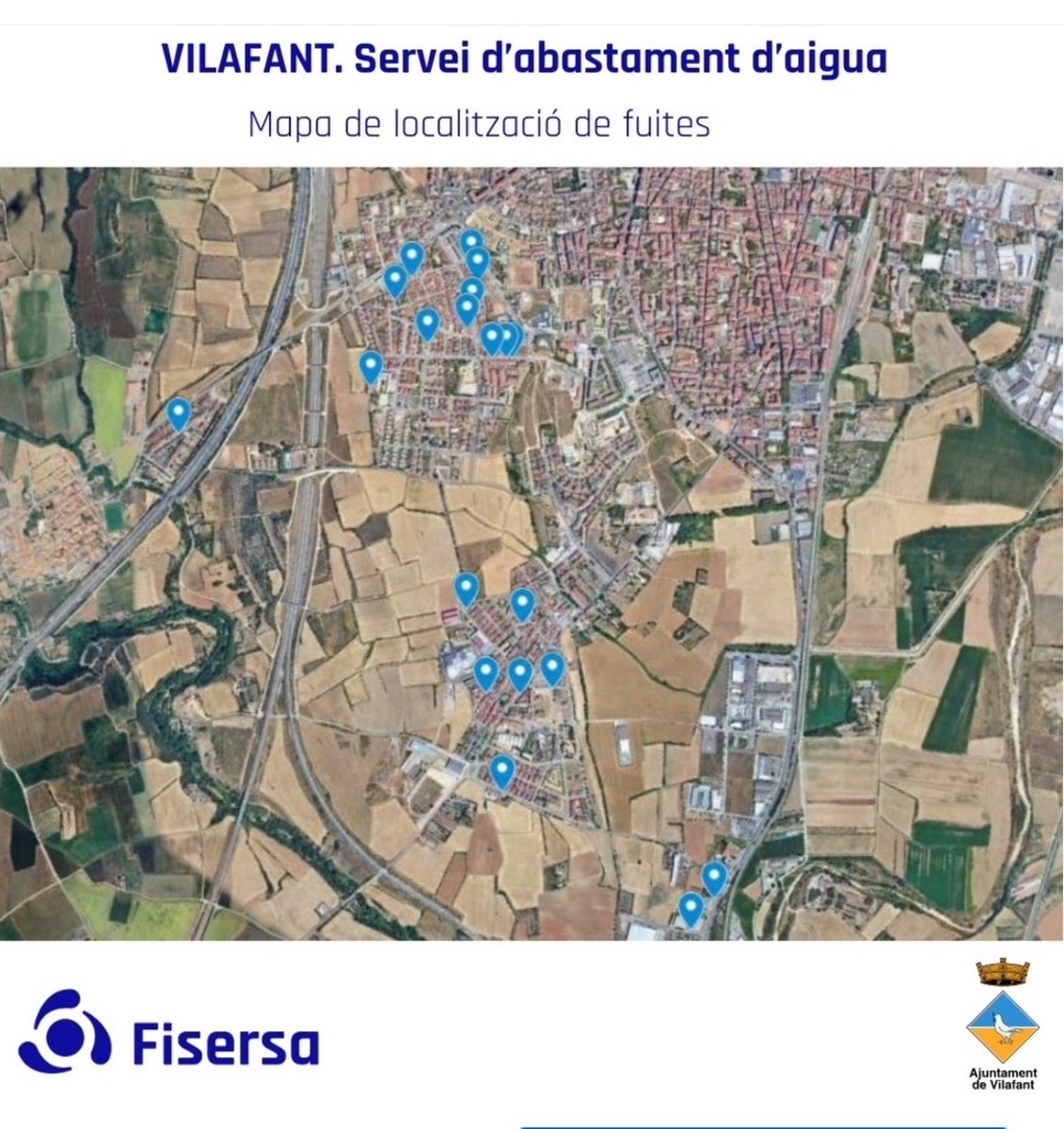 💧 Detectem i reparem 20 punts crítics a la xarxa d’abastament d’aigua de #Vilafant.

🚧🔉Tasques de recerca activa de fuites gràcies a una subvenció de l' ACA <a href="/aigua_cat/">ACA</a>

Més informació👇
fisersa.cat/ca/recercaacti…