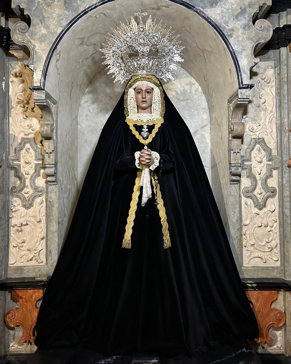 #MariaEcijanaLuto2024 | Ntra. Sra. De la Fe ataviada de Luto de cara al mes de noviembre.

Vestida por Javier Rodríguez Fuentes.

#TDSCofrade #Ecija #Sevilla <a href="/Ecija_Sevilla/">Ecija-Sevilla</a>
