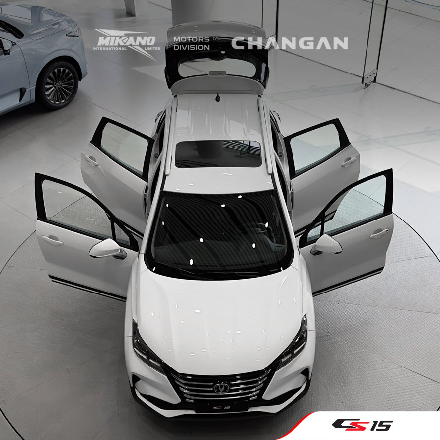 Mikano_Motors's tweet photo. The Changan CS15 is here to redefine compact SUV's with its spacious interior and fuel efficiency, this makes it the perfect choice for city dwellers and weekend adventurers.

#MikanoMotors #MikanoXChangan #ChanganCS15 #CS15 #CompactSUV https://t.co/L5JDVmjD3U