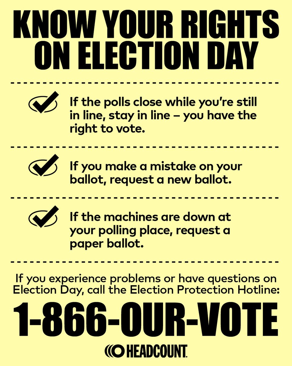 πππ§πππ πππ°π§ is mostly in the Sky now (@randeedawn) on Twitter photo Today is the day we've been waiting for - #ElectionDay π³οΈ Find your polling place, check what's on your ballot and see your ID requirements with <a href="/HeadCountOrg/">HeadCount | Register To Vote</a>. Today is the day we've been waiting for - #ElectionDay π³οΈ Find your polling place, check what's on your ballot and see your ID requirements with <a href="/HeadCountOrg/">HeadCount | Register To Vote</a>.