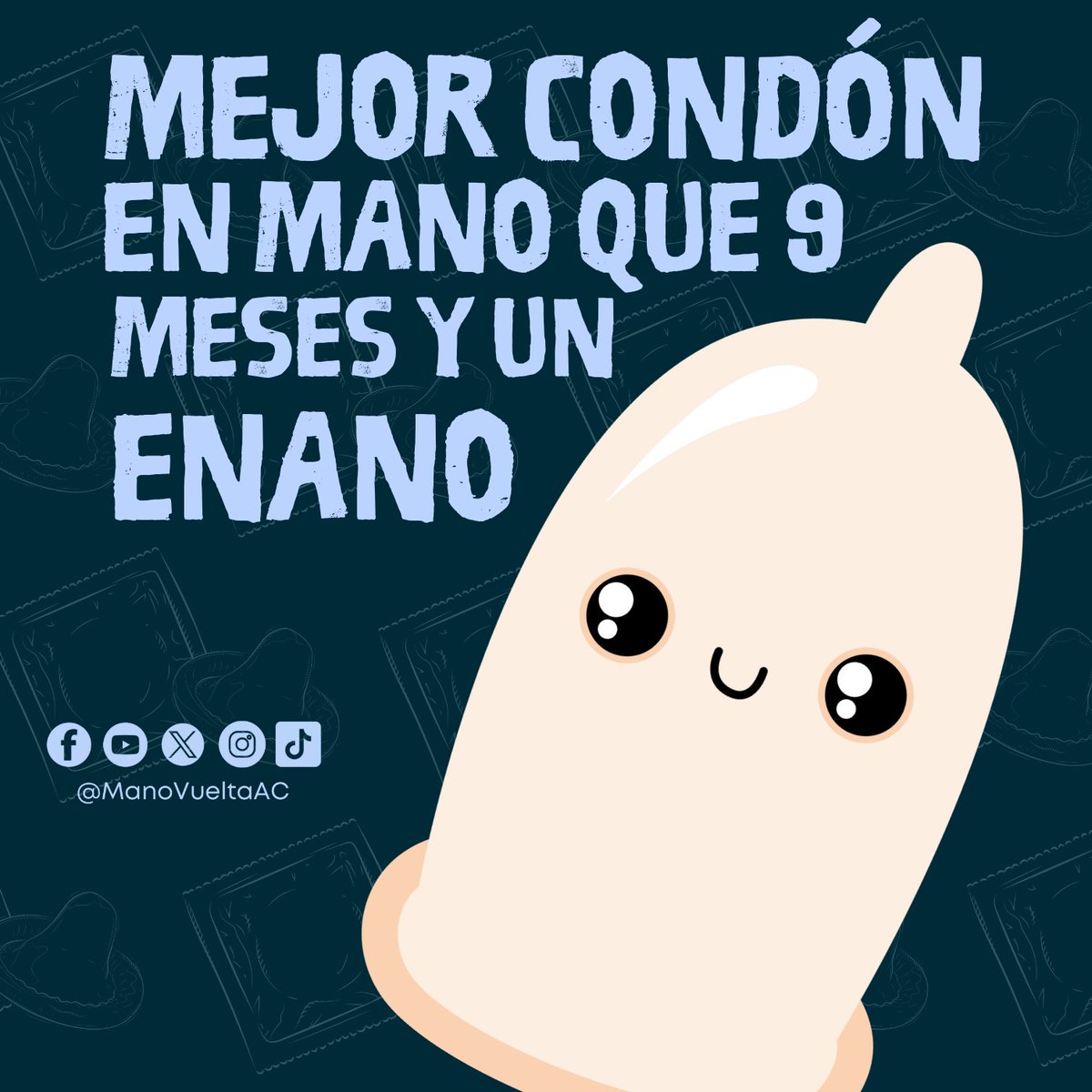ManoVuelta_AC's tweet photo. Para que los sustos de octubre no sean de embarazo…
#SexualidadEs #ManoVueltaAC https://t.co/BYSKGshAdk