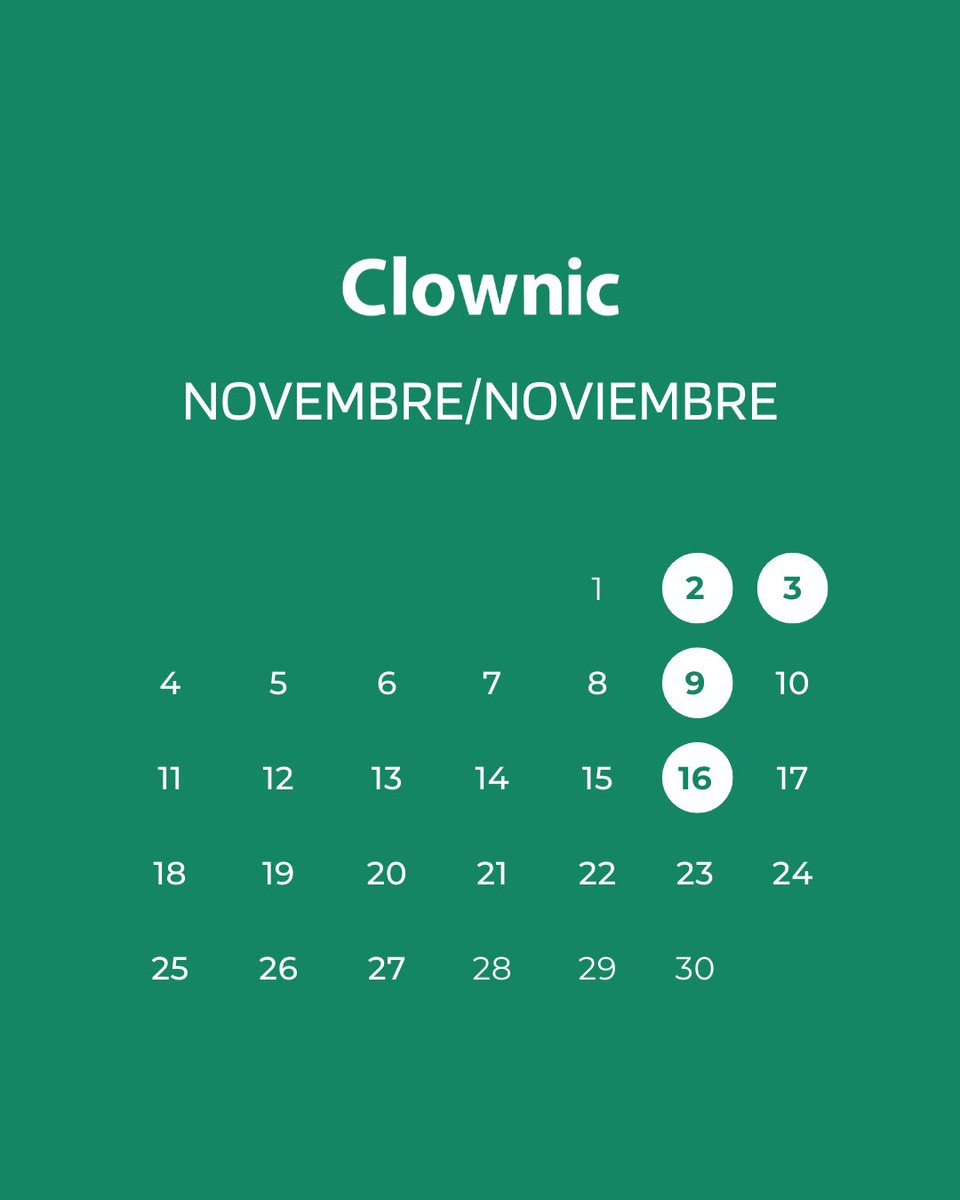 ClownicInfo's tweet photo. 📍 Ens veiem als escenaris!
📍¡Nos vemos en los escenarios! https://t.co/xfnHQXz6mb