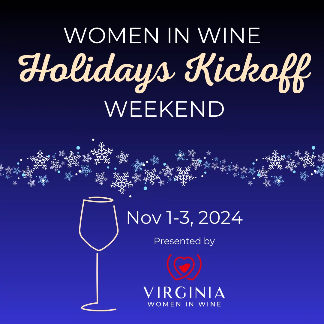 We look forward to being part of the Virginia Women in Wine's Holiday Kickoff Weekend on Nov. 1-3! Visit us for a special "award winners" tasting flight. You can learn more here: virginiawomeninwine.com/weekend-holida…

#vawine #virginiawomeninwine #holidays #virginia #wine #vawinetogether