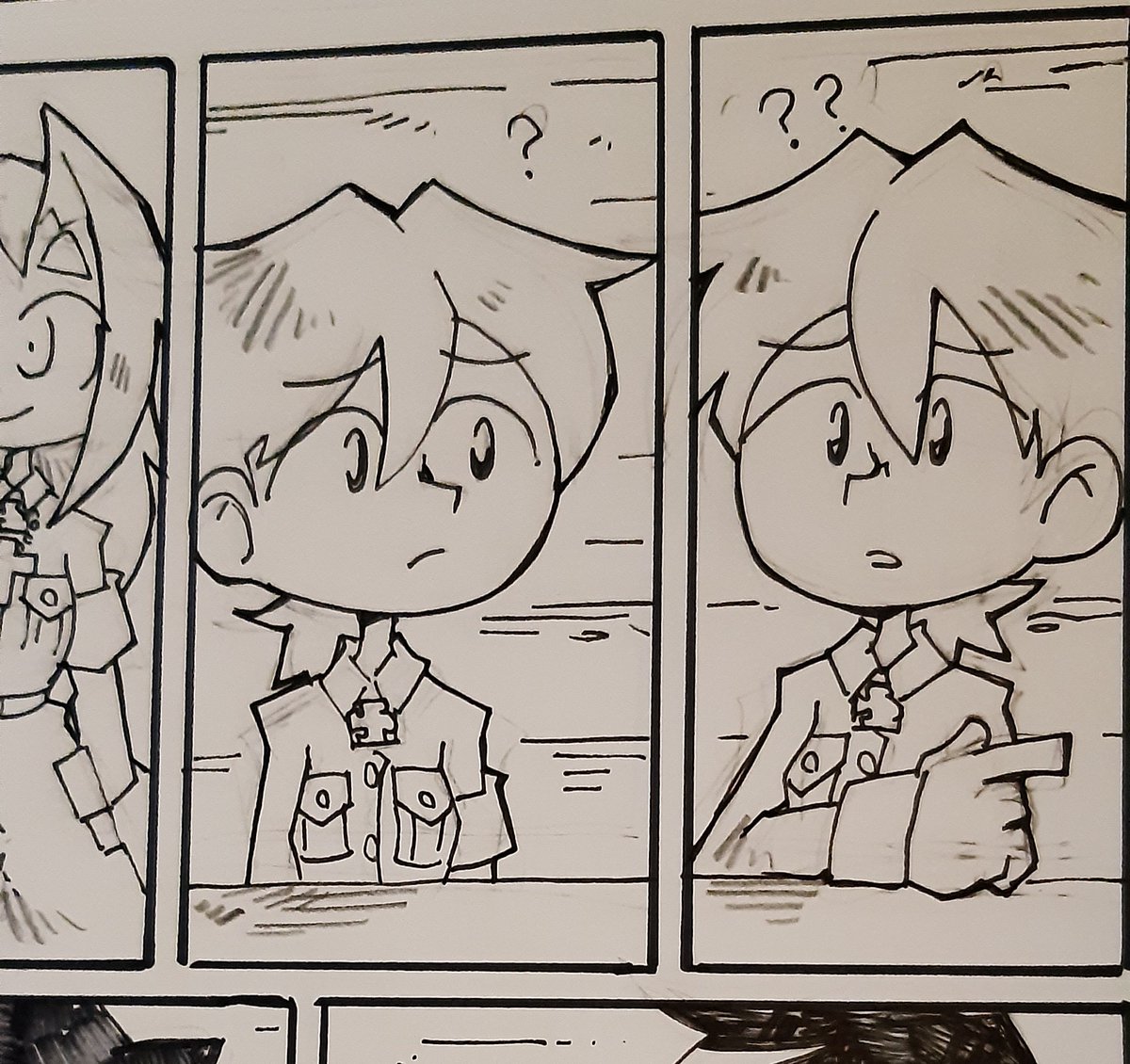 I've been pulled into dozen directions and having fun drawing other things, so the process of the upcoming Lotta Svärd chapter has been slow (but steady).
Me saying "new chapter soon" is like a curse of itself, so I won't say it. The chapter is mostly drawn though.
