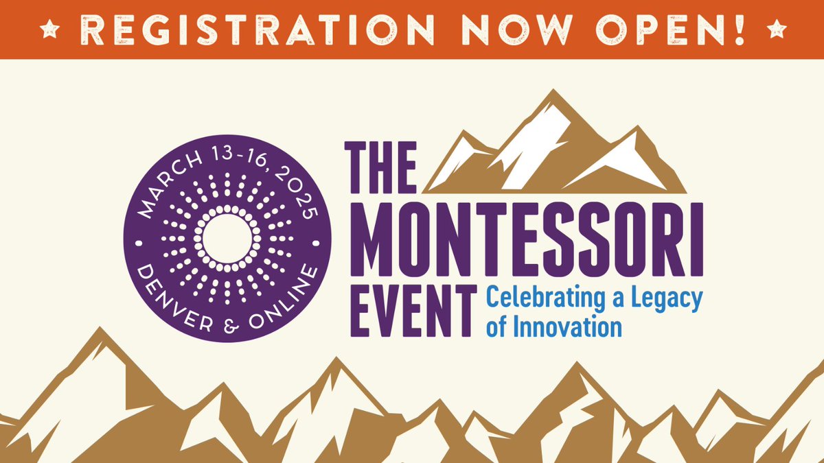 American Montessori Society tweet media